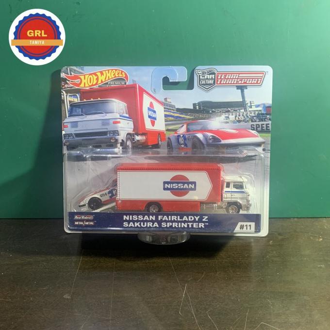 hot wheels team transport nissan fairlady z sakura sprinter