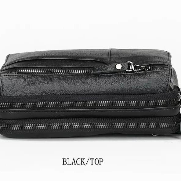 Handbag Kulit Asli Pria Tas Tangan Dompet Hp Tas Genggam