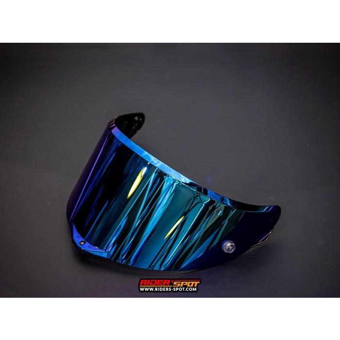 Kaca Helm Motor Agv Pista Blue Aftermarket Visor Mirror