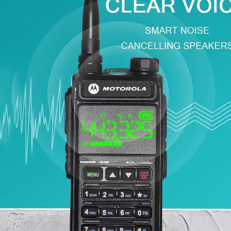 Ht Motorola V86T Walkie Talkie 999 108-660Mhz Two Way Radio Motorola Walkie Talkie