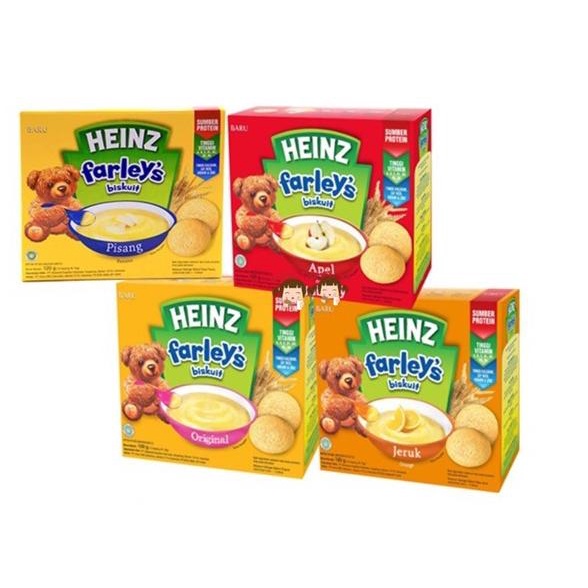 Heinz Farley'S Biskuit 6-24Month Bayi 120Gr / Heinz Farley Biskuit