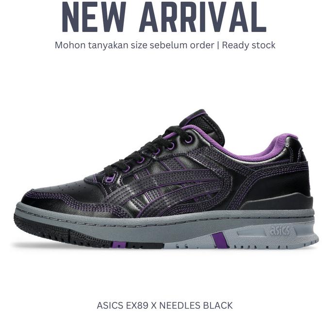 Asics Ex89 X Needles Black | Sepatu Sneakers Original Herimarhevan