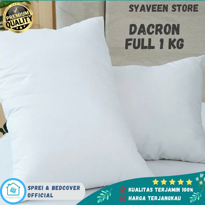 Promo Bantal Tidur Bantal Guling Set Dacron Silikon Pillow Bantal Dakron