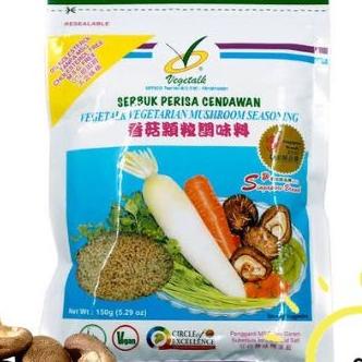 

Vegetalk Mushroom Seasoning / Kaldu Jamur Vegetarian Free Msg 150Grm