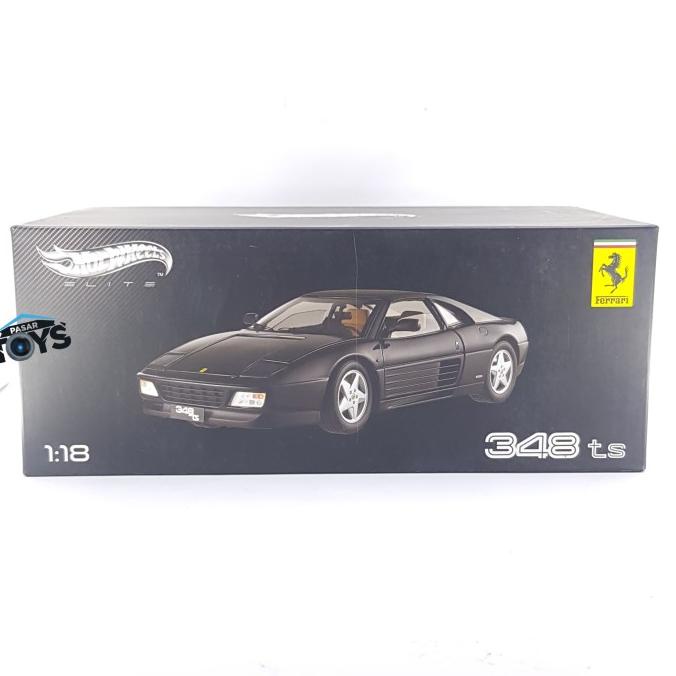 Hot Wheels Hotwheels Ferrari 348 Ts Elite Edition Black 1/18 Original