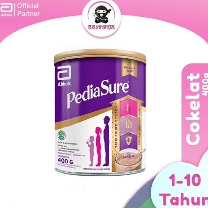 

sa8 pediasure triplesure cokelat susu tin 400g 400 g