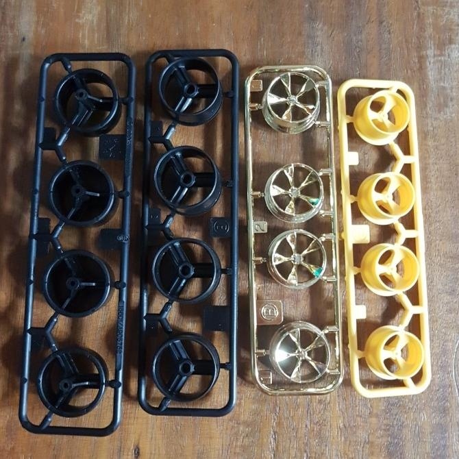 tamiya velg tiger zap carbon kombinasi