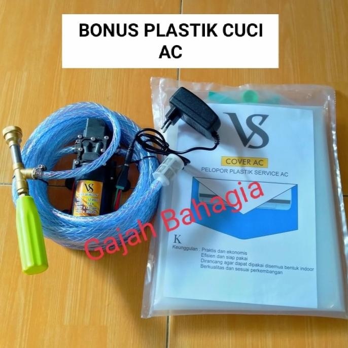 Alat steam cuci AC motor mobil Pompa dc mini Paket set plastik cuci AC
