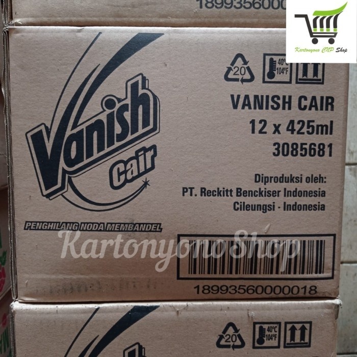 Minluch Vanish Cair Pink Penghilang Noda Membandel Refil Tanggung Per Dus 12