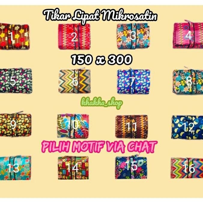 Tikar Lipat Krosatin Karpet Piknik 150 X 300