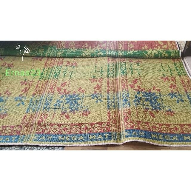 Tikar Plastik Jumbo 3 X 3 Meter Tiga Lipat Tikar Lesehan