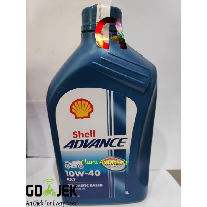 SHELL ADVANCE AX7 1L 10W-40 4T SHELL ADVANCE AX 7 OLI SHELL ADVANCE AX