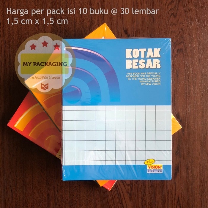 

Buku Kotak Besar 30 Lembar Harga Per Pack Isi 10 Buku