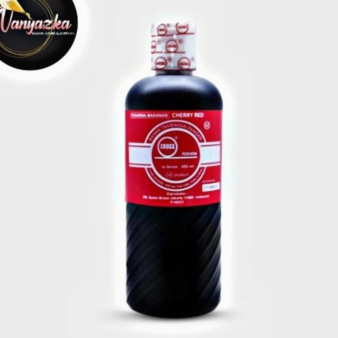 

Pewarna Makanan Halal Cross Cherry Red/Merah Ceri 450Ml