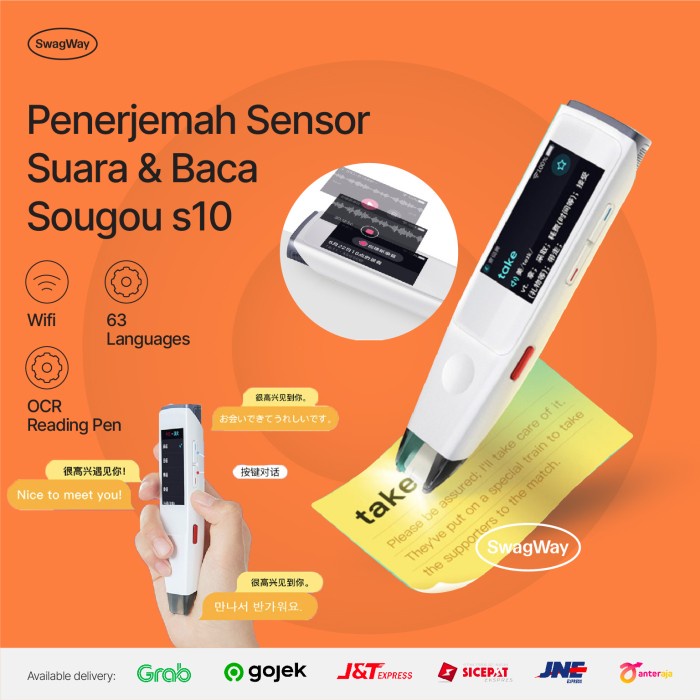 

[New] Pena Penerjemah Bahasa Tulisan Suara Audio Sougou S10 Translator Ocr Terbaru