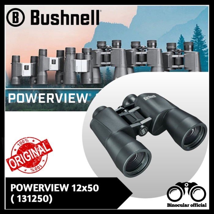 ✅Baru Teropong Binocular Bushnell Powerview 12X50 Teropong Bushnell Original Terbaru