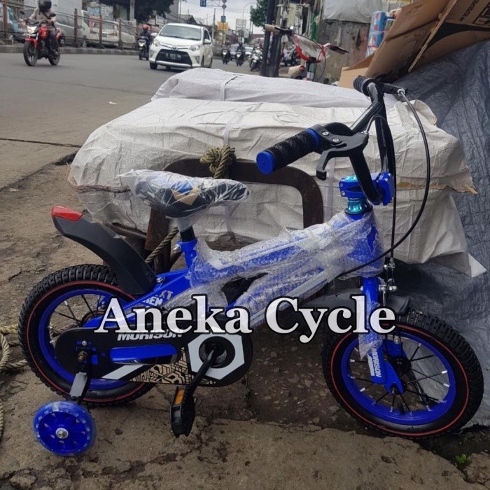 [Original] Sepeda Anak Bmx Morison 12 Roda Bantu Nyala Diskon