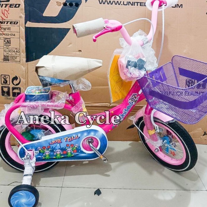 [Original] Sepeda Anak Perempuan United 12 Joyfull Terbatas