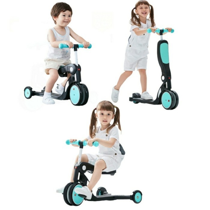 [Original] Xiaomi Sepeda Anak Anak Scooter Or Otoped Anak 5 In 1 Balance Bike Terbaru