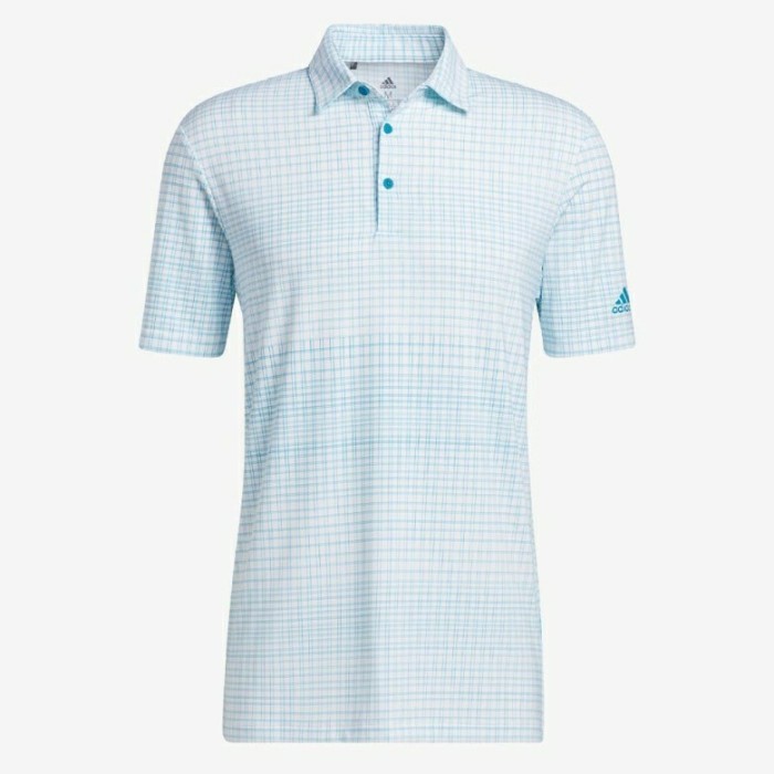 ✅Baru Baju Kaos Pria Adidas Golf Ultimate365 Allover Print Polo Shirt Ori Limited