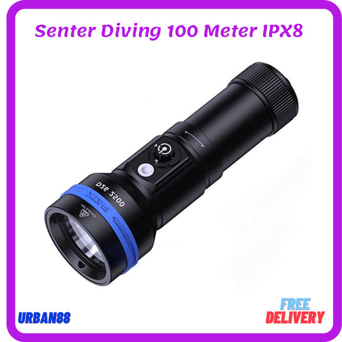 ✅Baru Xtar Senter Diving Menyelam Xhp50.2 2500 Lumens Short Version - D26 Diskon