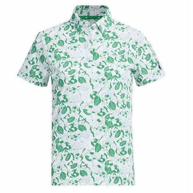 ✅Baru Baju Golf Wanita Adidas Golf Play Green Graphic Women'S Polo Ori Diskon