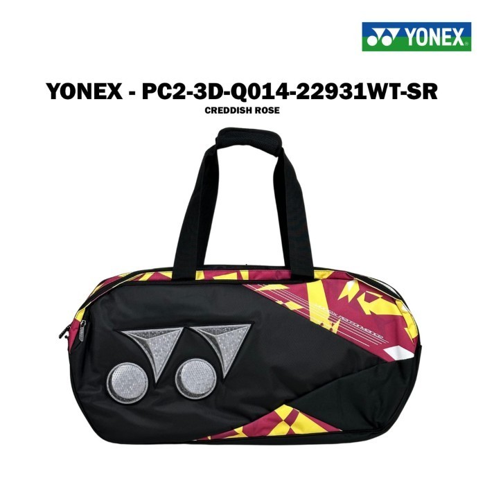 [Original] Tas Badminton Kotak Yonex Tas 3D 22931 22931Wt Sr Creddish Rose Diskon