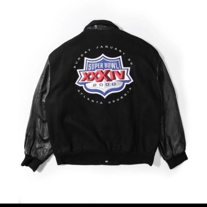 ✅New Jaket Ptia Vintage Super Bowl 2000 Limited By Jeff Hamilton Original Terbaru