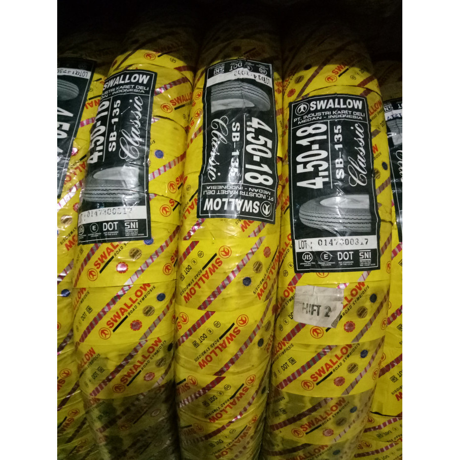 ✅New Ban Luar Swallow Ukuran 450X18 Dan Ban Dalam Swallow Ukuran 450X18 Terbaru