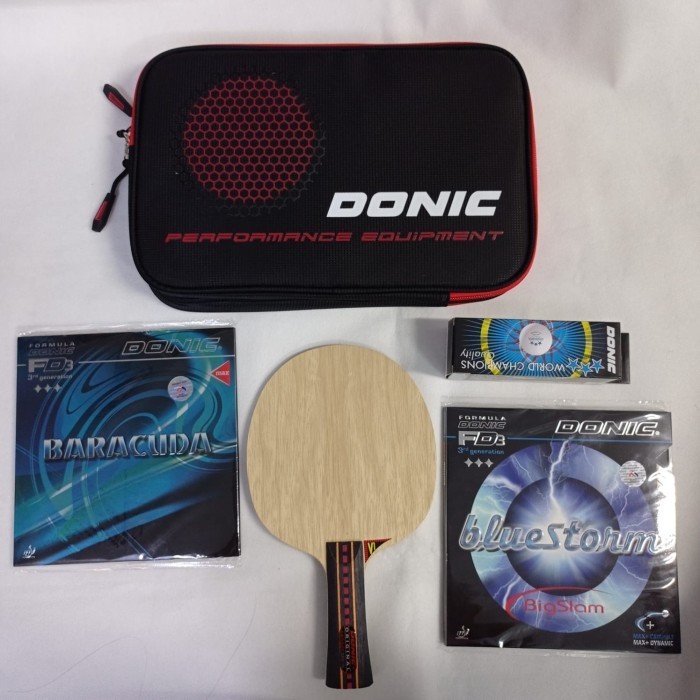 ✅Baru Paket Bat Pingpong Donic Ovtcharov Senso Carbon Plus Karet Donic Set Berkualitas