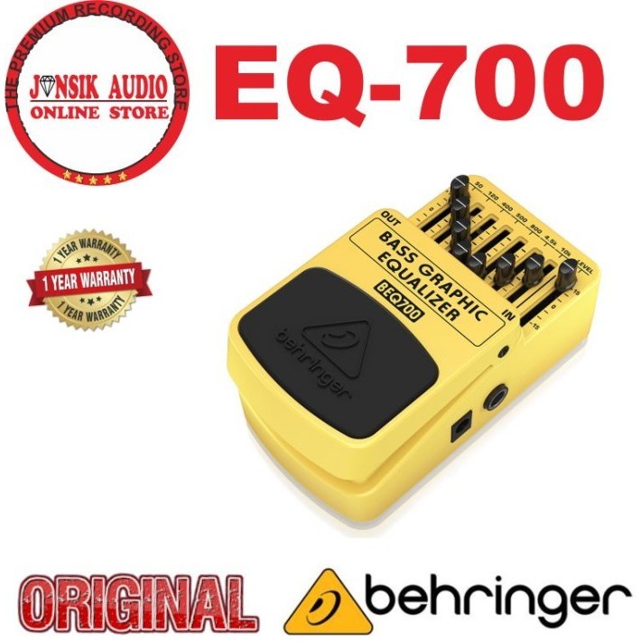 ✅New Behringer Eq700 Ultimate 7-Band Graphic Equalizer Diskon