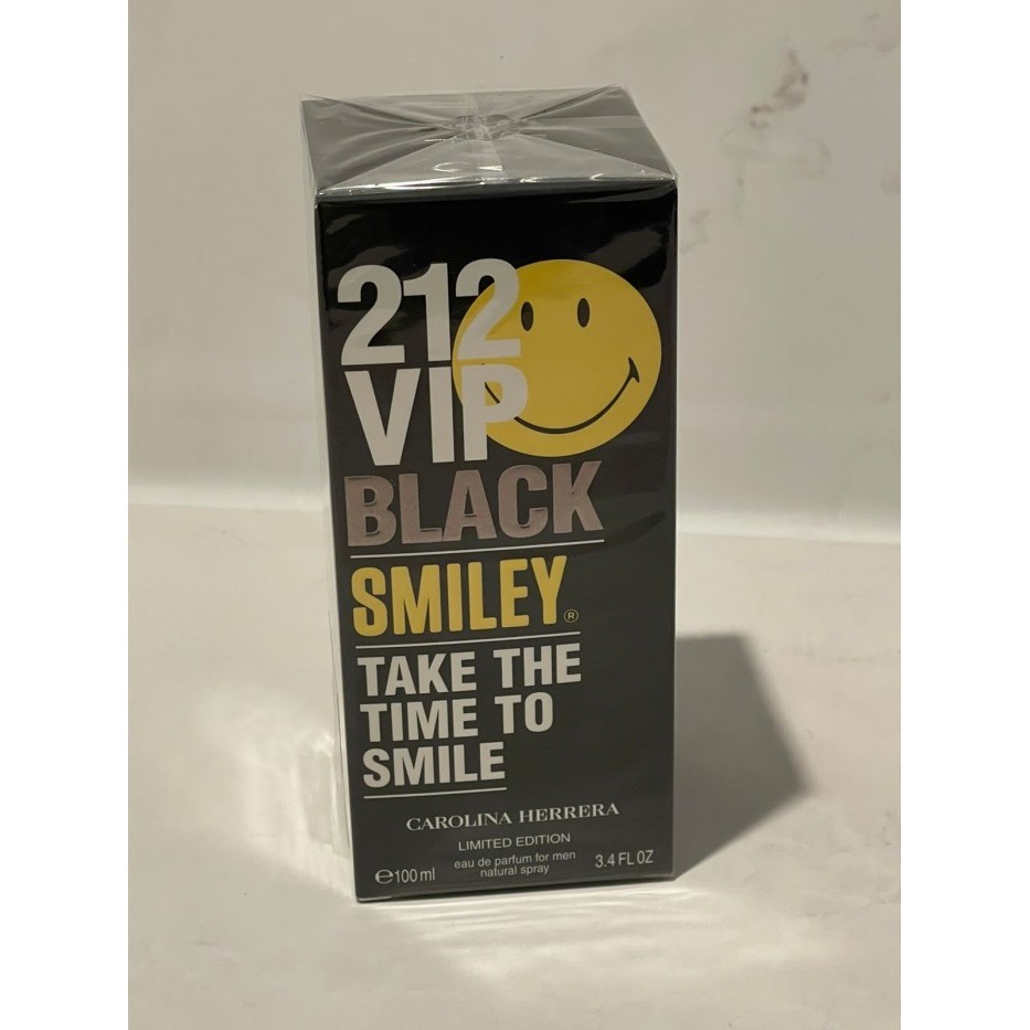 ✅New Ori Parfum Ch 212 Vip Black Smiley 100Ml Edp - Original Parfum Limited