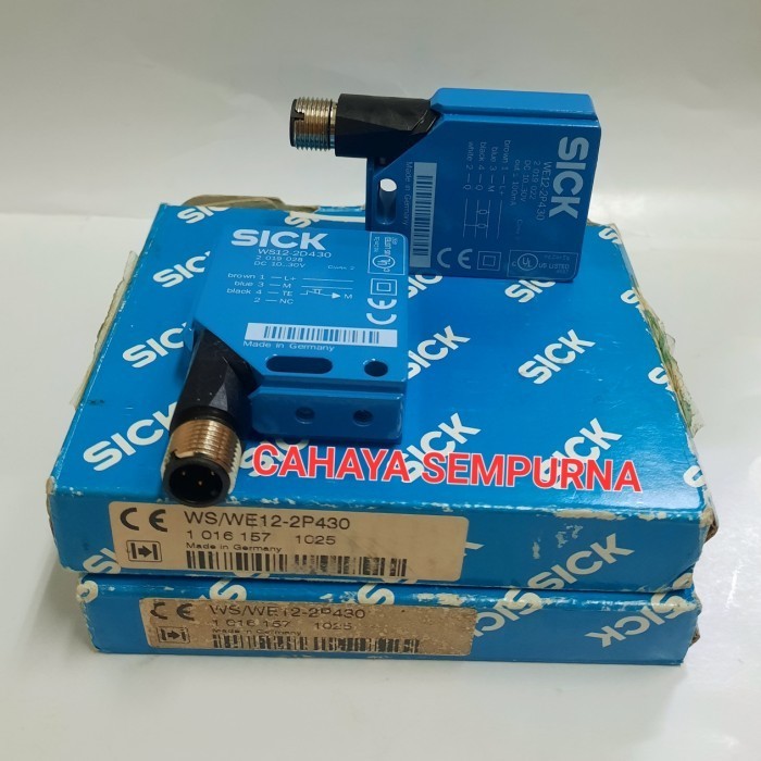 ✅Original Beam Photoelectric Sensor Sick Ws/We12-2P430 Berkualitas