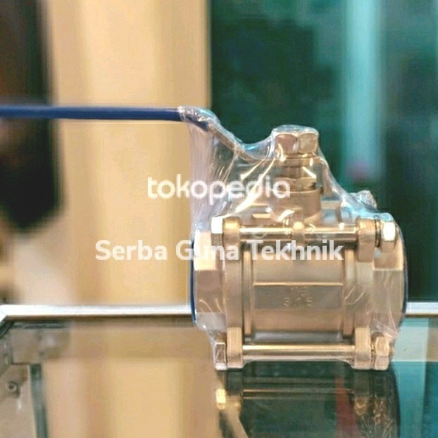 ✨Baru Ball Valve 4 Inch 3Pc Ss 316 Sankyo 1000 Wog Stop Kran Stainless Drat Diskon