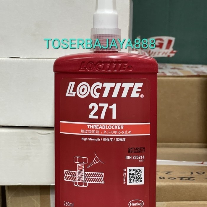 ✨Baru Lem Baut Loctite 271 250Ml - Loctite 271 250 Ml Original Product Terbaru