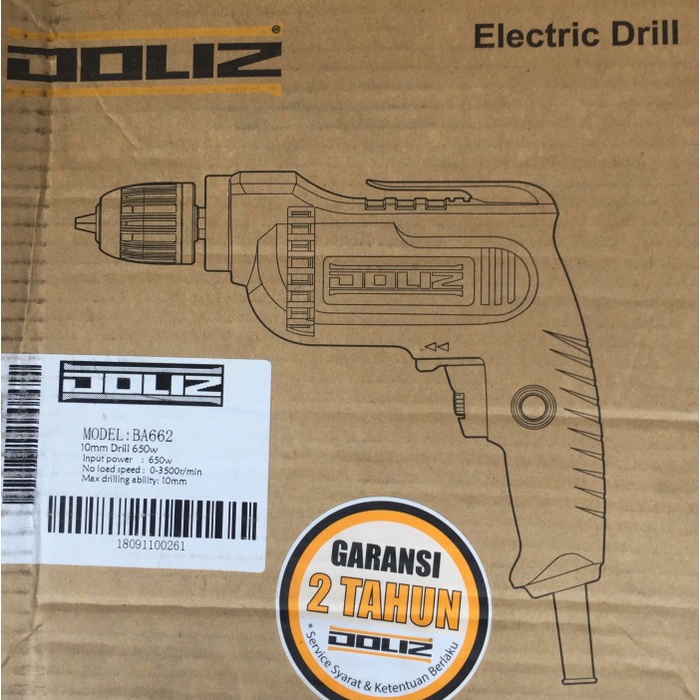 ✨New Mesin Bor Tangan 10Mm Doliz Ba662 Jual Bor Murah Berkualitas