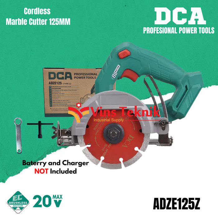 ✨New Mesin Potong Keramik Cordless Marble Cutter  Unit Only  Dca Adze125 Diskon