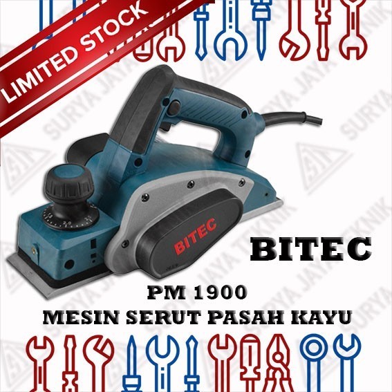 ✨New Ori Bitec Pm 1900 Mesin Serut Pasah Kayu Terbatas
