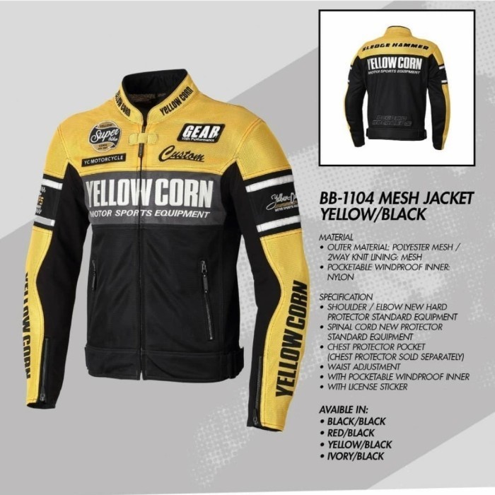 [New] New Jacket Yellow Corn Bb-0104 2021 Terbaru