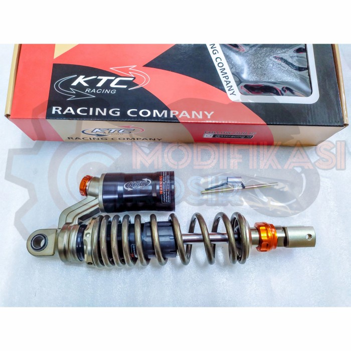 [Ori] Shock Shockbreaker Ktc Extreme Vario 325Mm Matic Beat Fi Gray Original Berkualitas