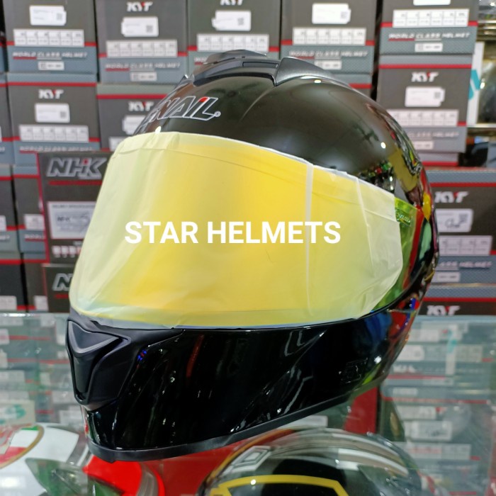 [Ori] Helm Snail Ffs2 Solid Black Gloss Iridium Flat Visor  Spoiler 3D Terbatas