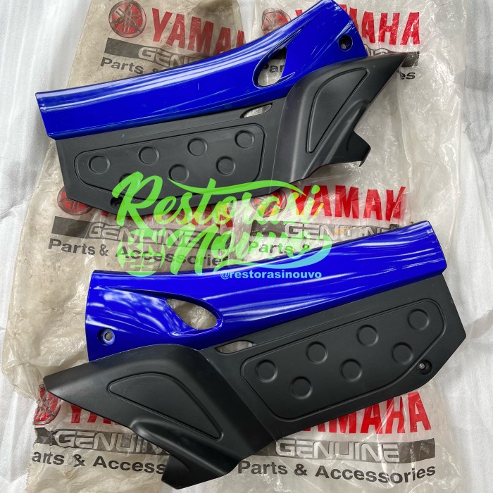 [New] Tutup Aki Nouvo Lele Biru Original Yamaha Cover Aki Nouvo Lele Set Diskon