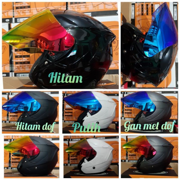[New] Ink Dynamic Solid White Visor Venom Norisk Paket Ganteng Berkualitas
