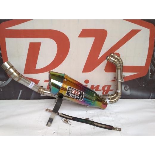 [Original] Exhaust Knalpot Racing Yamaha R25 Yoshimura R11 Rainbow Terbaru