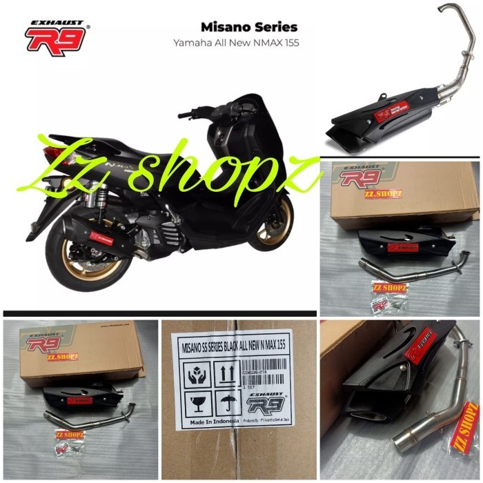 [Original] Knalpot R9 Misano Nmax New 2020 Knalpot Racing R9 Misano Nmax 2020 Terbatas