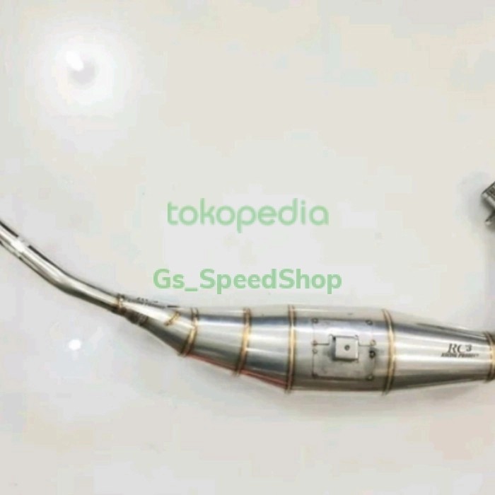 [Original] Perut Tabung Gembung Knalpot Rc3 Ninja 150 Rr Ss R Tipe Leher L Terbaru