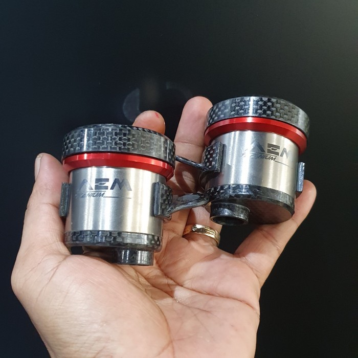[Original] Aem Fluid Tank Carbon Left  Right Brembo Rcs Terbaru