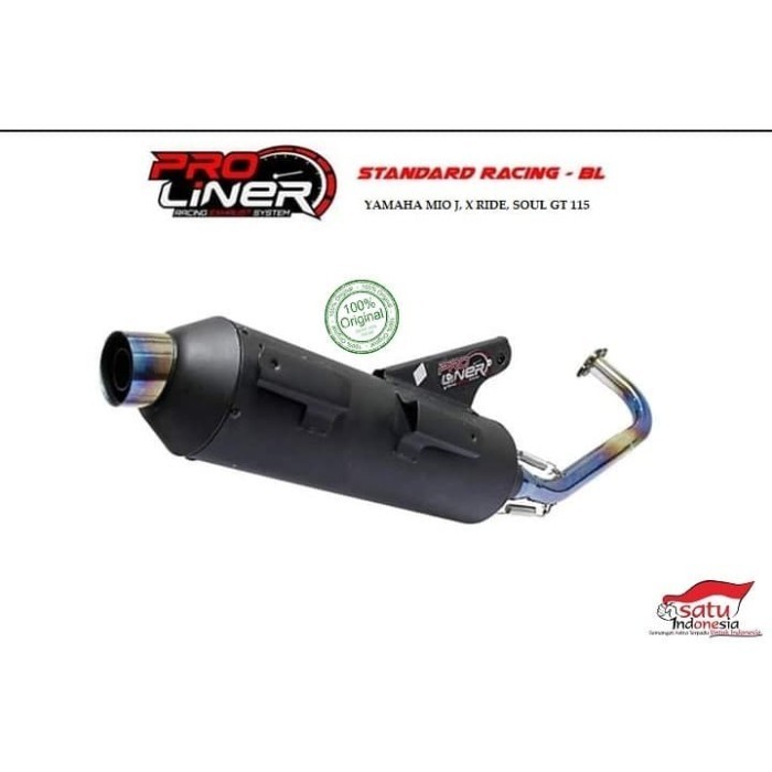 [Original] Knalpot Proliner Standar Racing Bl Mio J X Ride Soul Gt 115 Asli Ori Terbatas