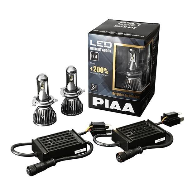 [Ori] Piaa Led H4 6000K 200 Led Bulb Terbaru