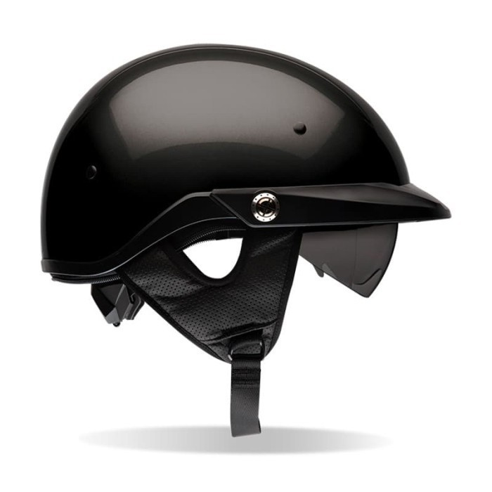 [New] Bell Pit Boss Black Gloss  Helm Motor Half Face  Helm Klasik  Ori Terbatas